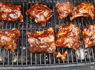 ribs on the grill
