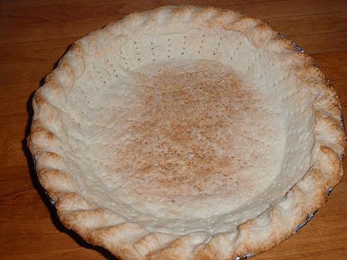 Blind bake pie shell