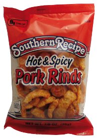 Rudolph Food's  Hot & Spicy Pork Rind Stuffing